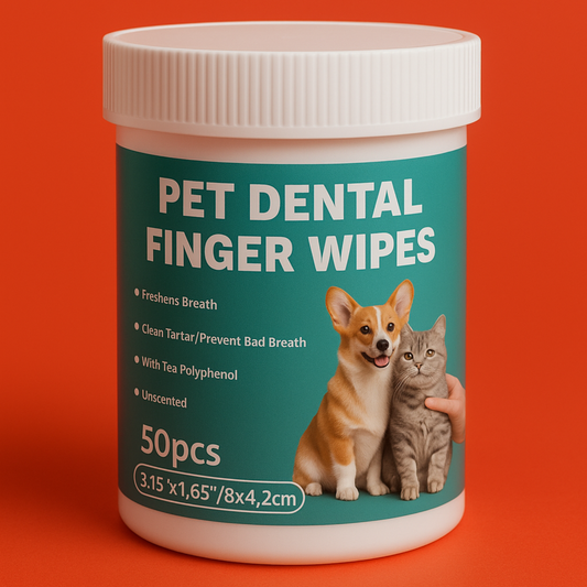 Pet Dental Finger Wipes